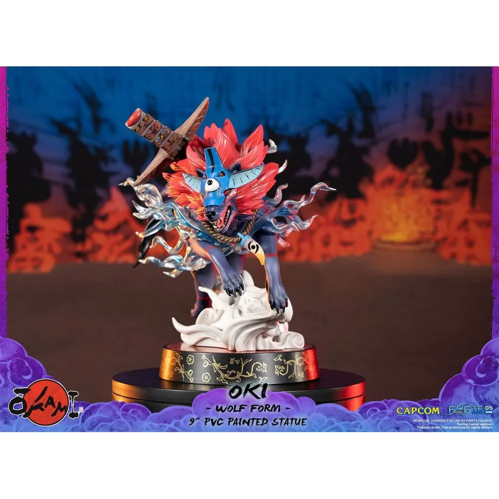 FIGURINE OKAMI OKI WOLF FORM STATUE (FIRST 4 FIGURES) – Image 3