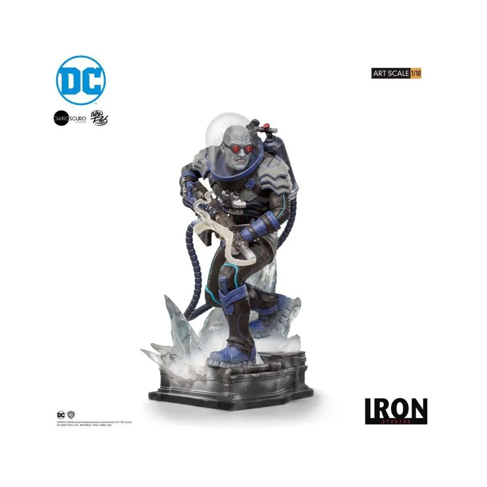 FIGURINE DC COMICS : MR. FREEZE BY IVAN REIS STATUETTE 1/10 ART 16 CM