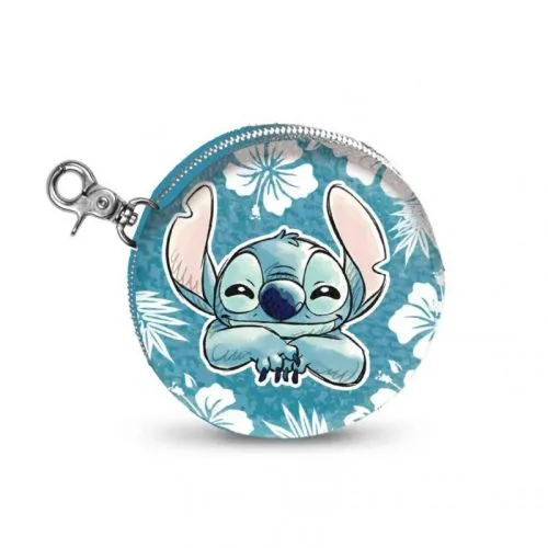 PORTE-MONNAIE STITCH & ANGEL AZUL