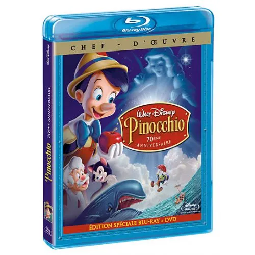 PINOCCHIO 70EME ANNIVERSAIRE (2BLURAY+DVD) OCC
