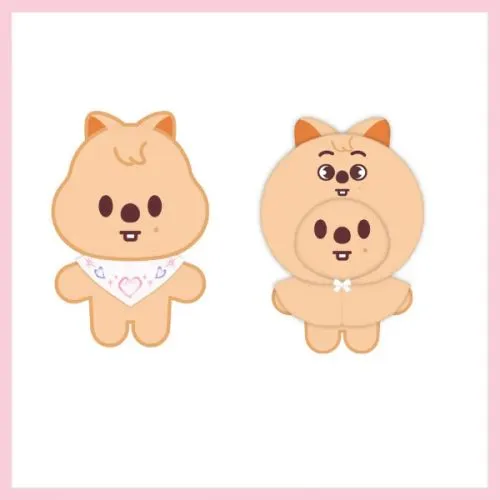 Stray Kids (Han - Han Quokka) : SKZOO 10CM Plush + Outfit 'SKZ 5'CLOCK' 5th Fanmeeting