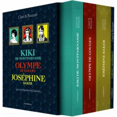 Coffret Les Clandestines de l'Histoire - Kiki de Montparnasse - Olympe de Gouges - Joséphine Baker occ