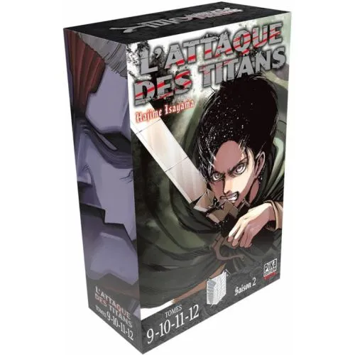 COFFRET L ATTAQUE DES TITANS TOME 9 A 12