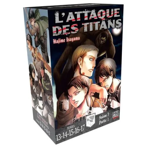 COFFRET L ATTAQUE DES TITANS TOME 13 A 17
