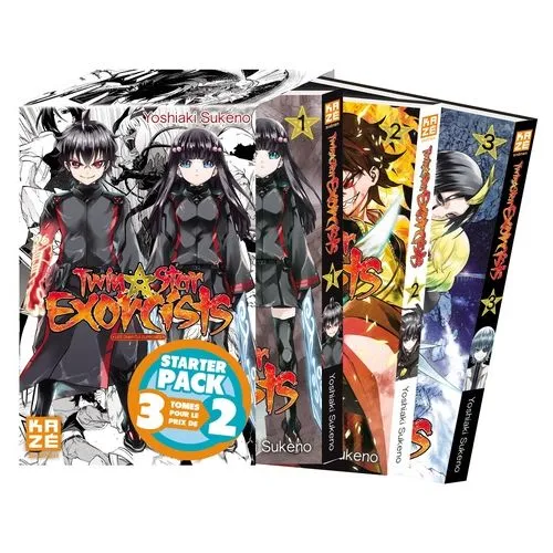 TWIN STAR EXORCISTS : STARTER PACK TOME 1 A 3 OCC