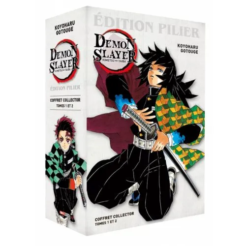 Demon Slayer Coffret Collector Tomes 1 et 2 (Edition Pilier) occ