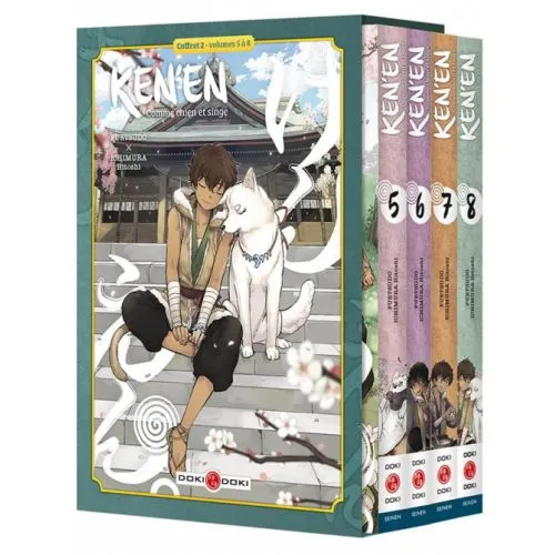 KEN EN COMME CHIEN ET SINGE COFFRET 2 TOME 5 A 8